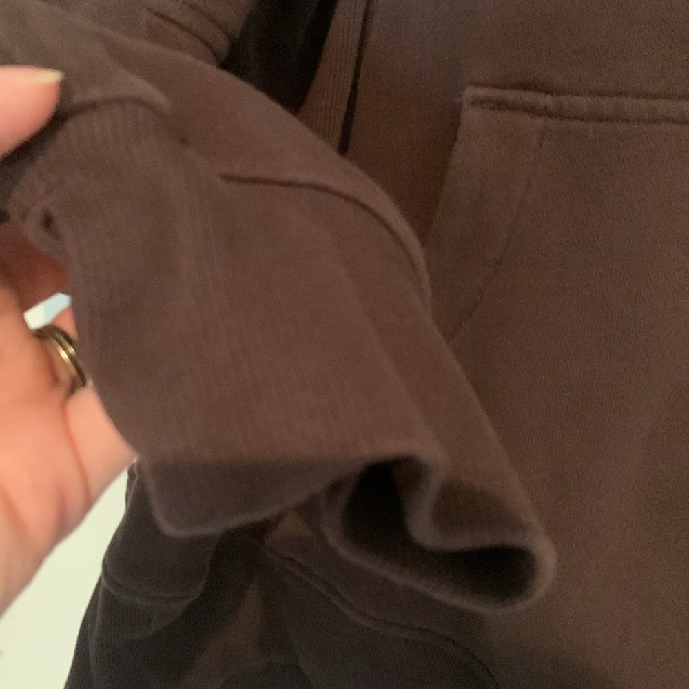 Lululemon Funnel Neck 1/4 Zip in “Espresso”  Scuba Size XL/XXL Rare - Picture 7 of 11